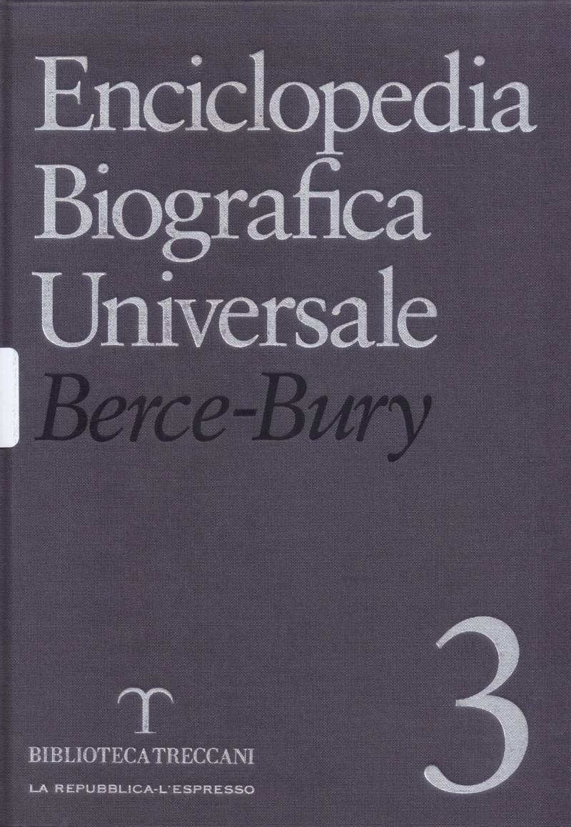 Copertina di Enciclopedia Biografica Universale - Berce - Bury  