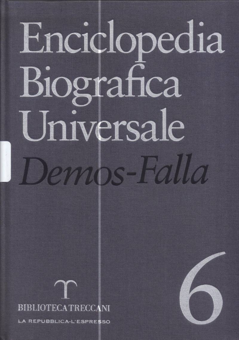 Copertina di Enciclopedia Biografica Universale - Demons - Falla