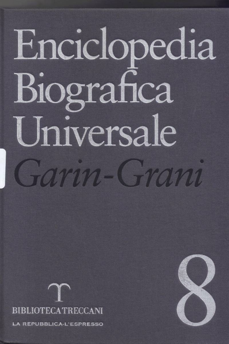 Copertina di Enciclopedia Biografica Universale - Garin - Grani