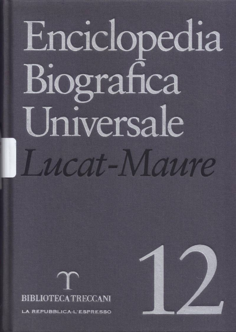 Copertina di Enciclopedia Biografica Universale - Lucat - Maure