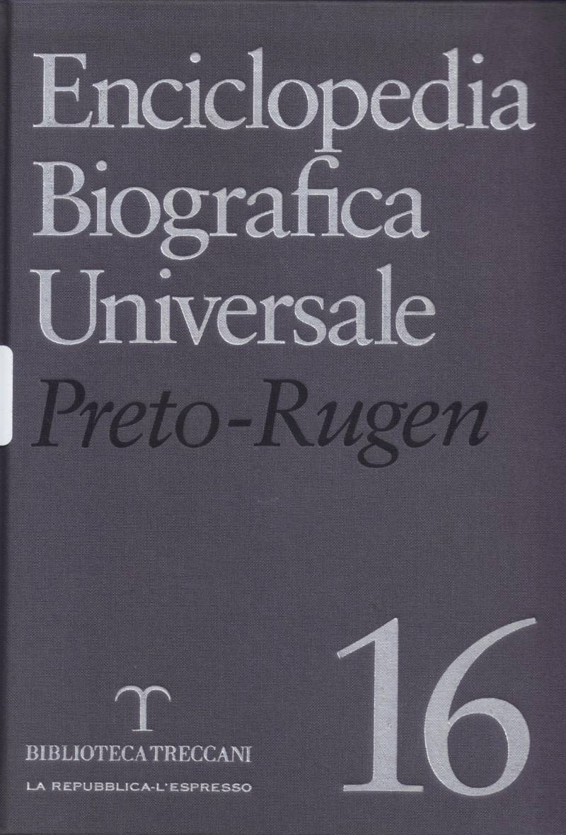 Copertina di Enciclopedia Biografica Universale - Preto - Rugen