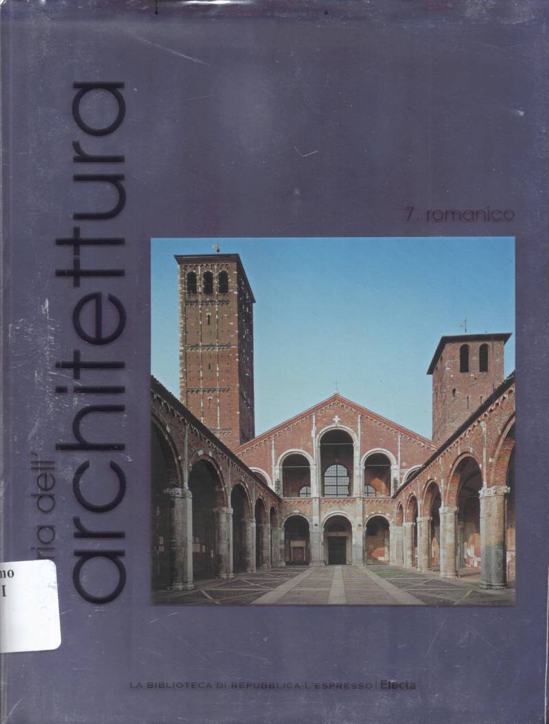 Copertina di Storia dell'architettura 7.romantico