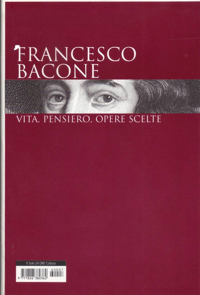 Copertina di Francesco Bacone 