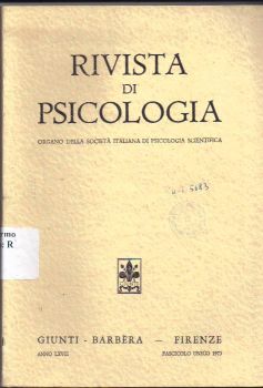 Copertina di Rivista di psicologia (3)