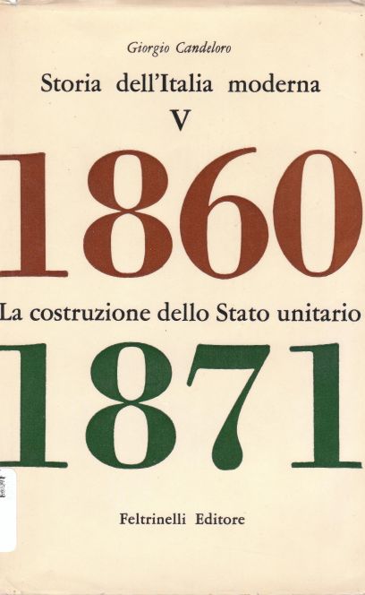 Copertina di Storia dell'italia moderna V