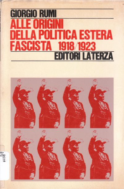Copertina di Alle origini della politica estera fascista (1918-1923)