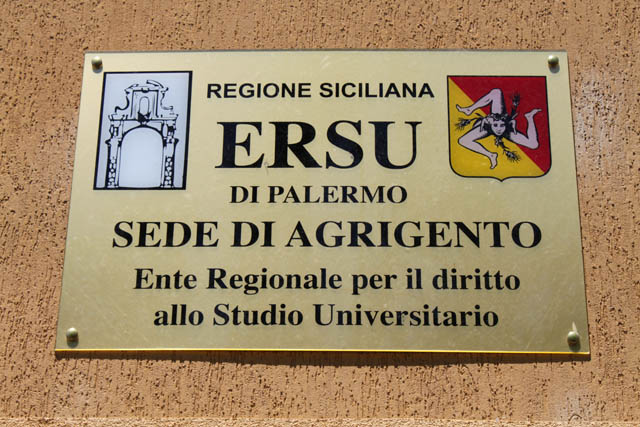 Chiusura della Sede territoriale di Agrigento dell’ERSU di Palermo durante il periodo estivo