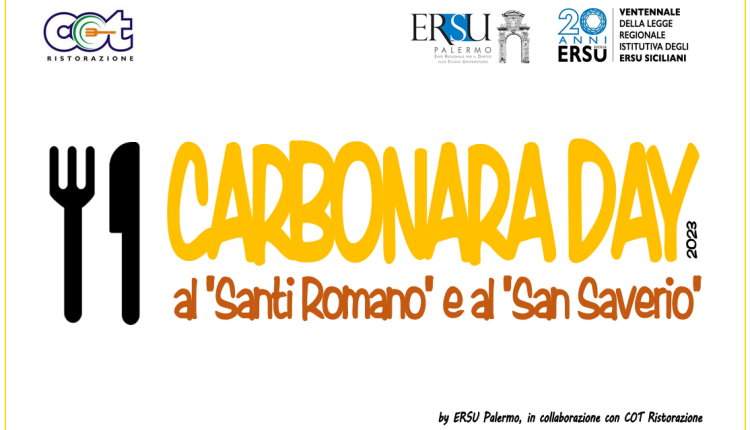 CARBONARA DAY al “Santi Romano” e al “San Saverio”