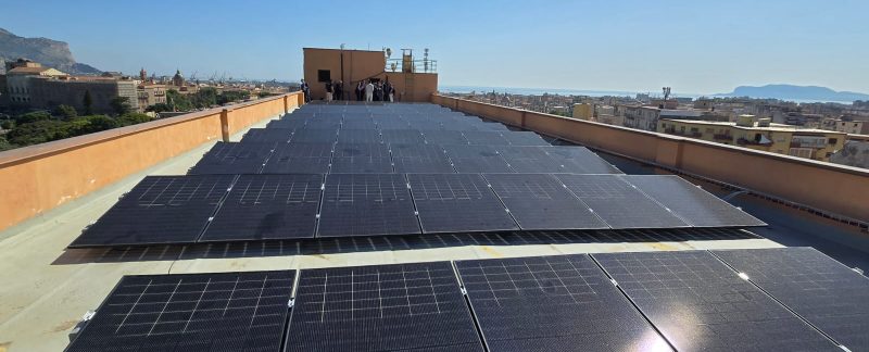 Taglio del nastro per due impianti fotovoltaici donati all’Ersu