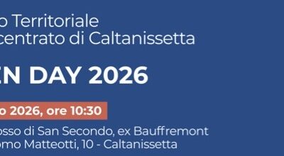 L’ERSU di Palermo all’OPEN DAY 2026 del Polo Territoriale Decentrato di Caltanissetta dell’UniPa