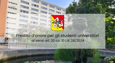 Prestito d’onore per gli studenti universitari, ai sensi art. 20 co. 10 L.R. 28/2024